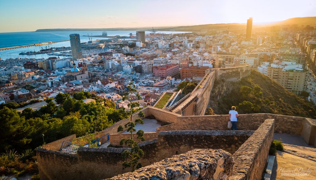 Overlooking Alicante Harbour, Spain