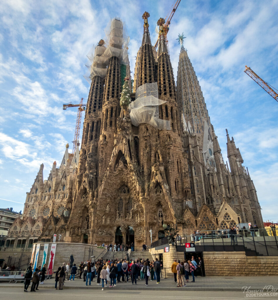 La Sagrada Familia is still being built after almost 100 years