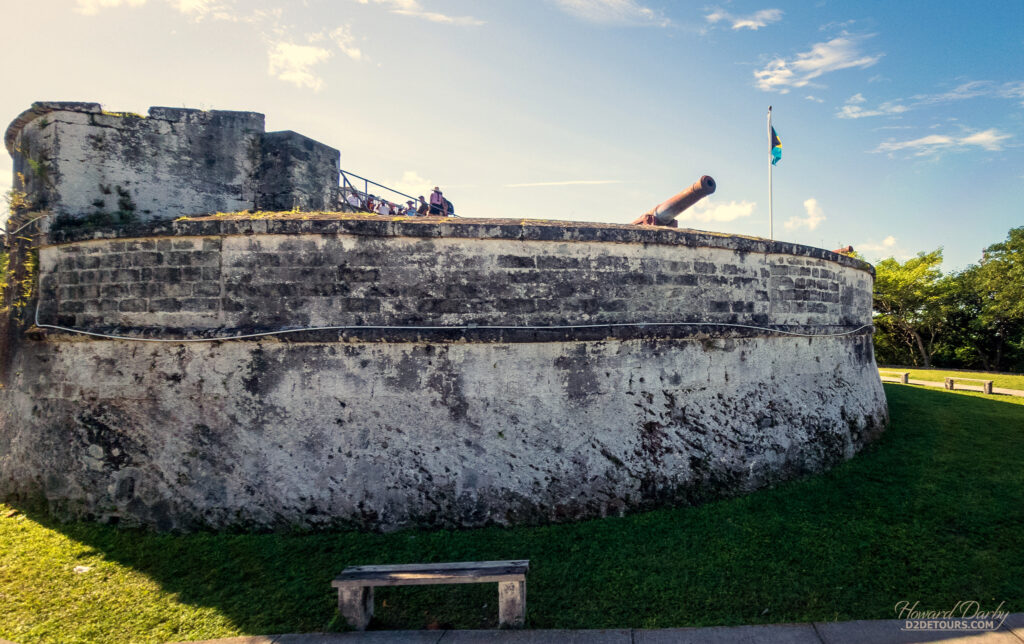 Fort Fincastle looking out over Nassau
