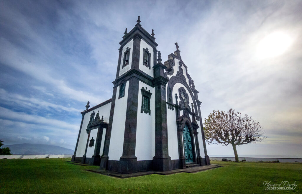 Hermitage of the Mother of God on a hill overlooking Ponta Delgada, Portugal