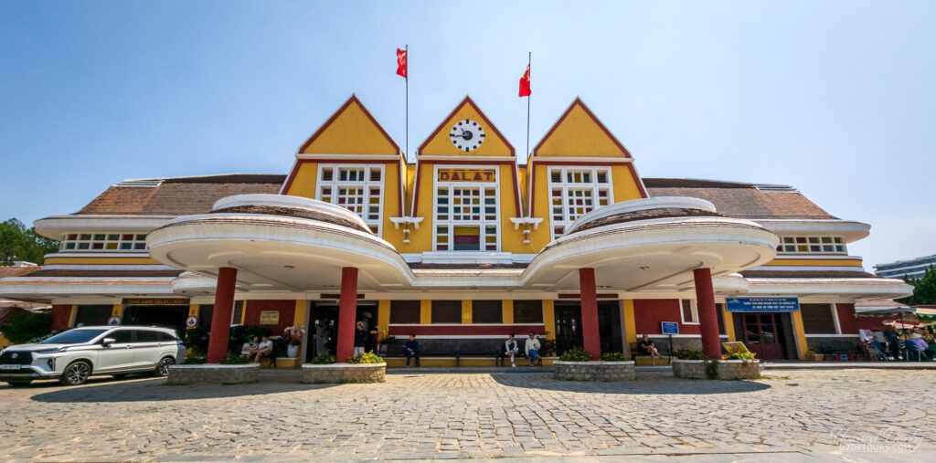 The Da Lat railway station opened in 1938