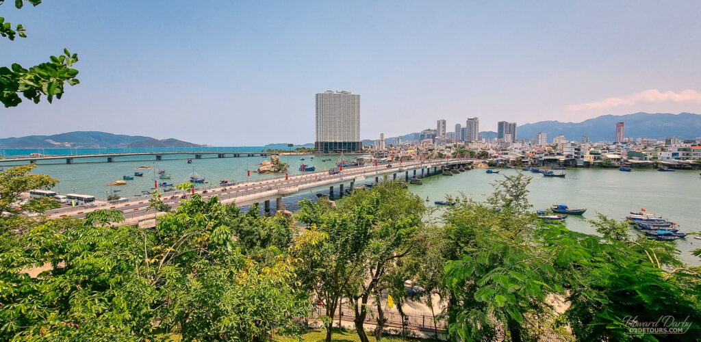 View of Nha Trang over the Cai River