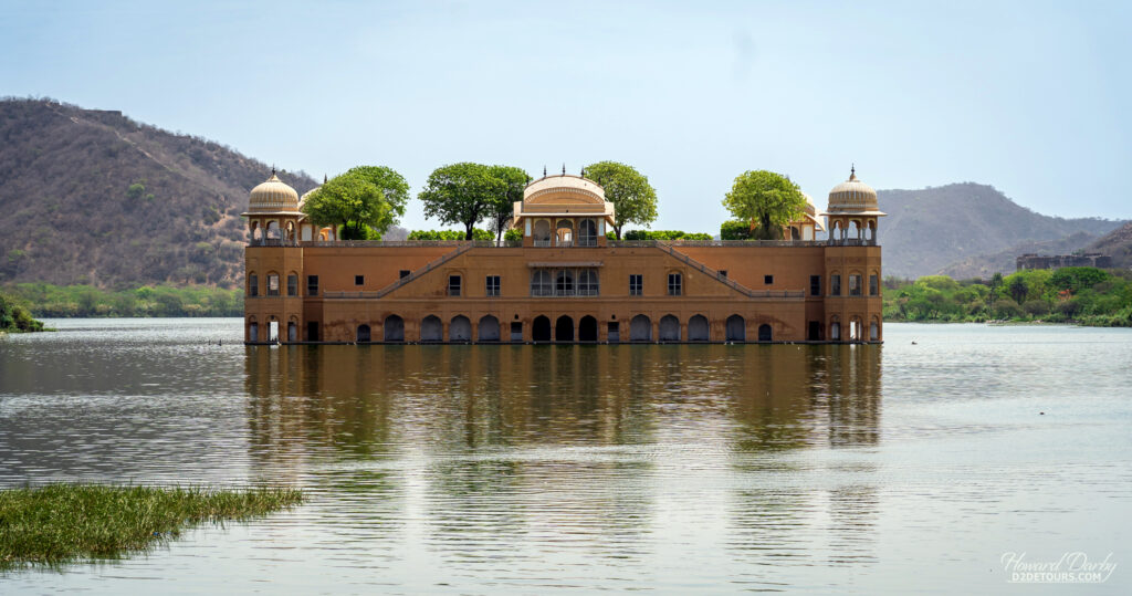 Jal Mahal (Water Palace) near Jaipur was built around 1699, but became flooded in the early 18th century when the water level of the lake was raised
