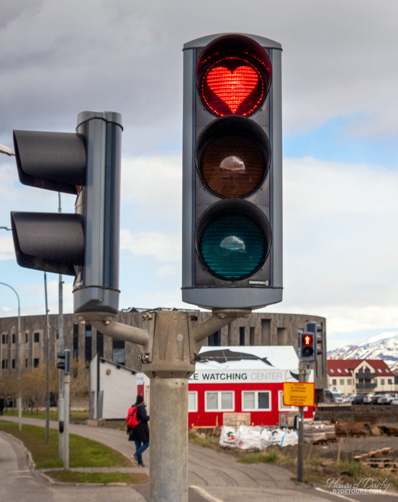 Akureyri has the most charming crossing lights