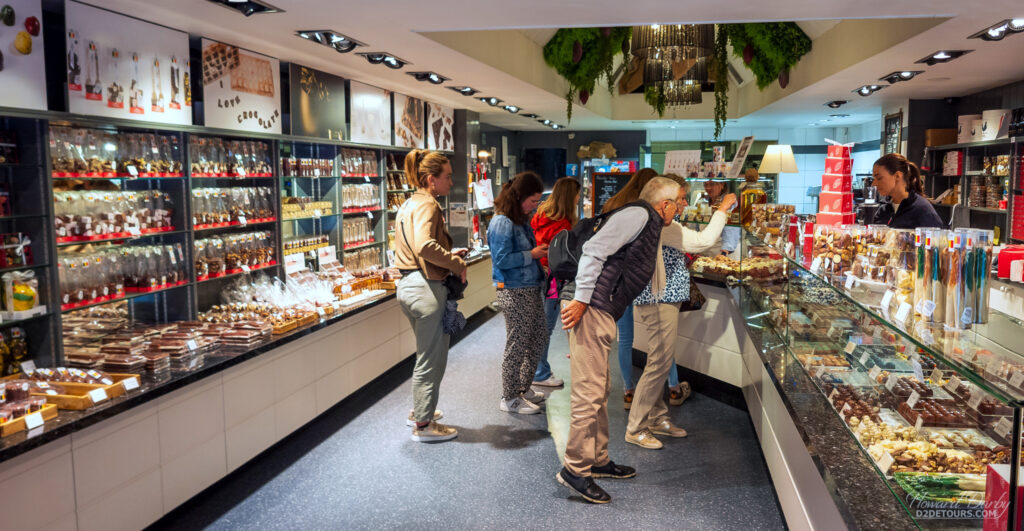 One of the MANY chocolate shops in Bruges