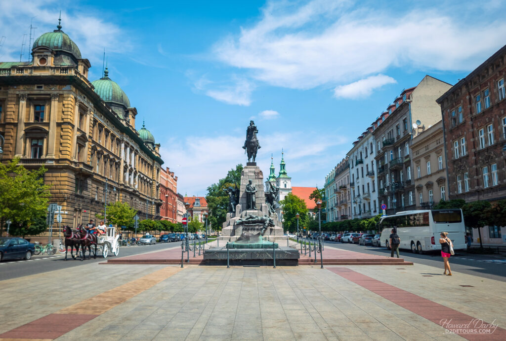 Grunwald Monument in Kraków