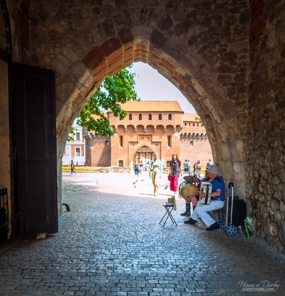 St. Florian's Gate into Krakow's old town