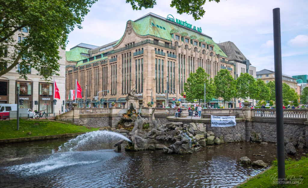 The Triton fountain in Düsseldorf