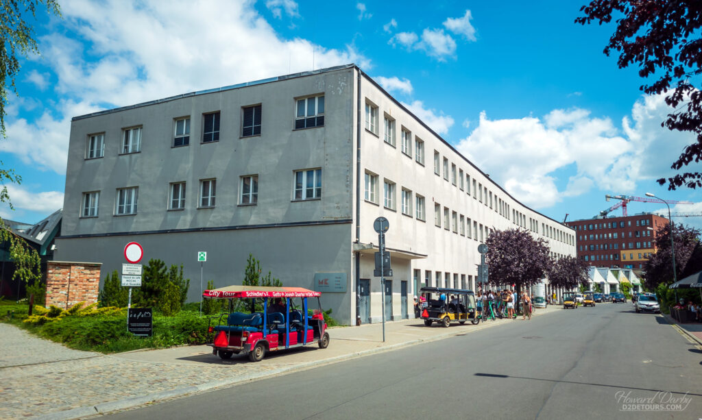 Oskar Schindler's Enamel Factory head office - the factory was located behind it