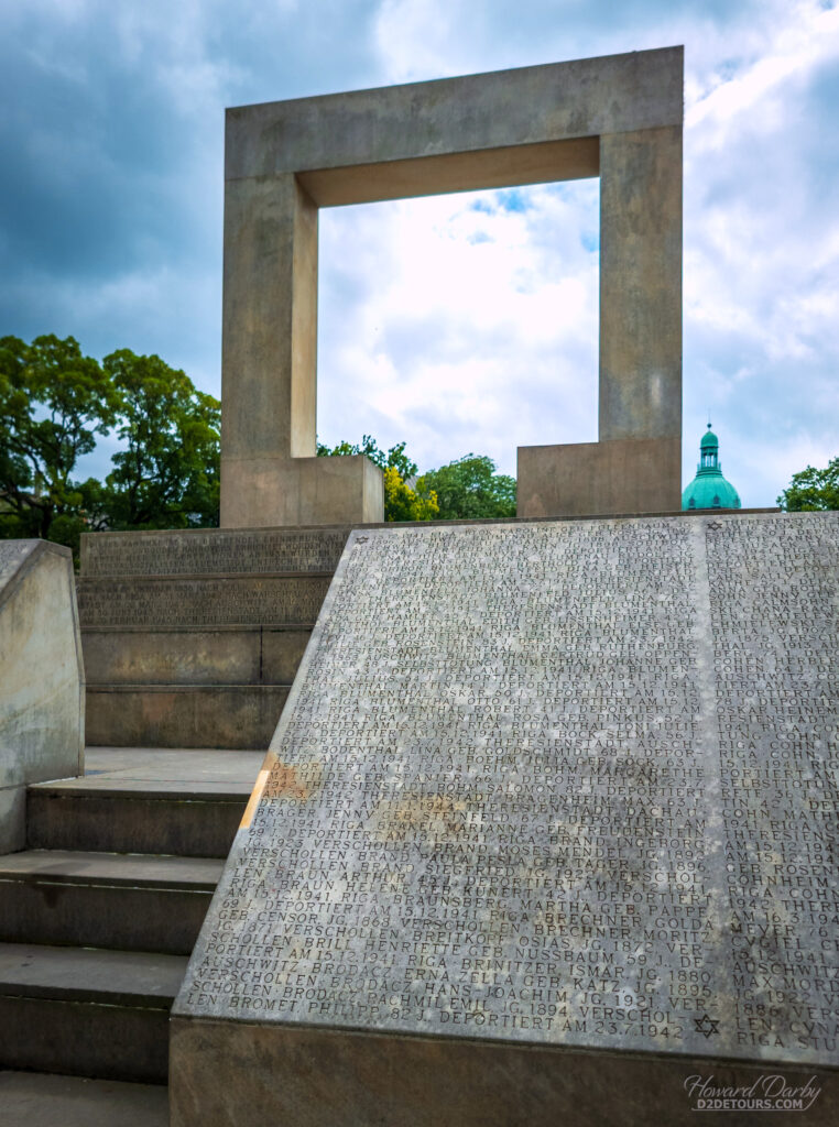 Memorial in Opera Square serving as a reminder of the persecution of the Jews in Hannover