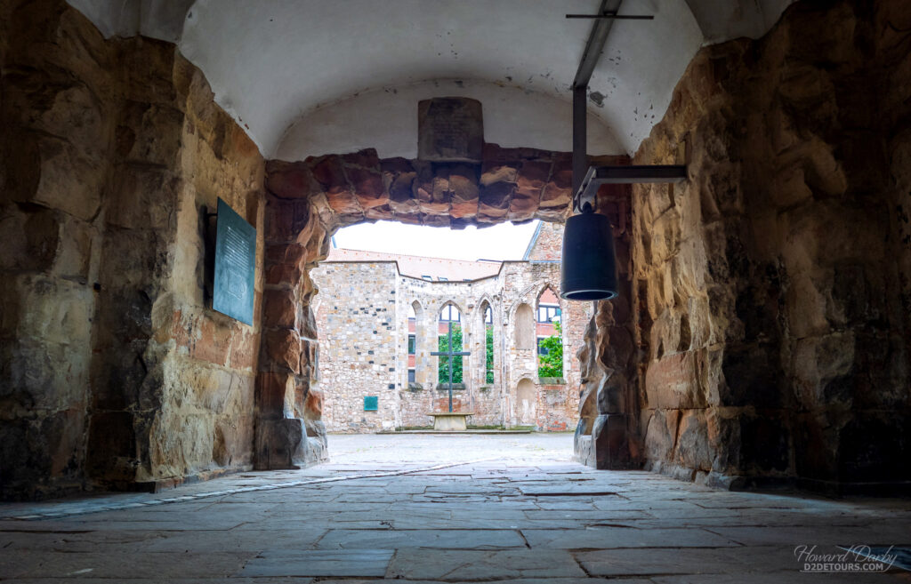 Inside the Aegidien Church is The Peace Bell, donated by Hiroshima, which is rung every year on August 6 to commemorate the atomic bombing