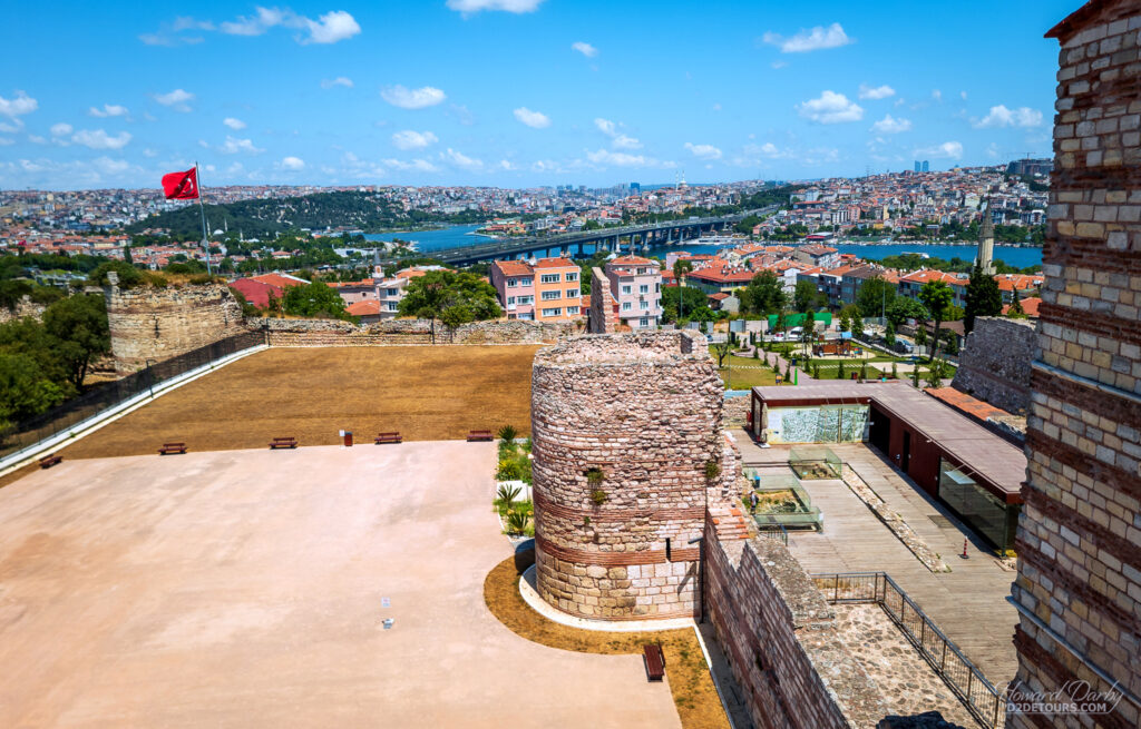 View from the top of Tekfur Place