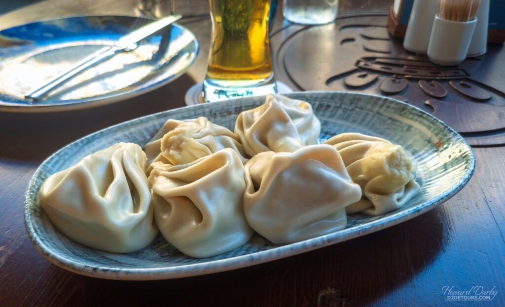 A plate of Khinkali