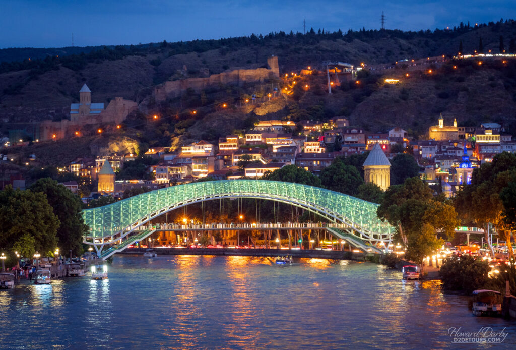 Bridge of Peace and Narikala fortress