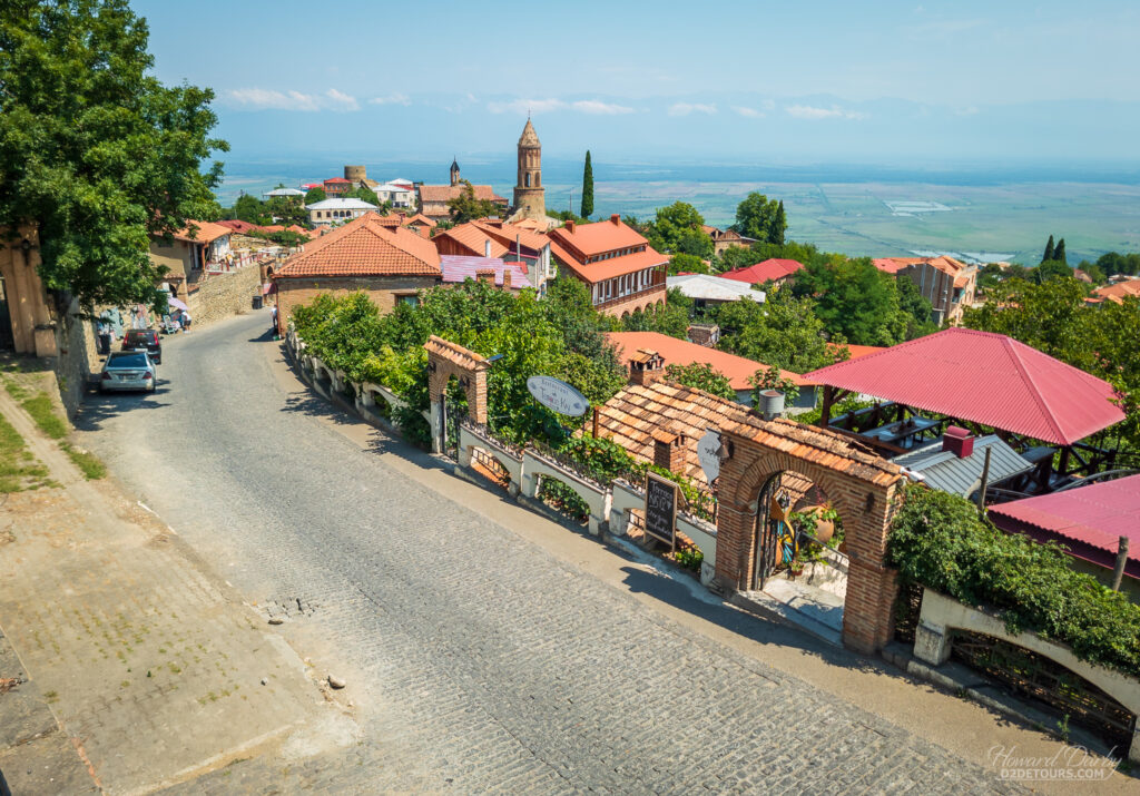 Looking down from Sighnaghi 