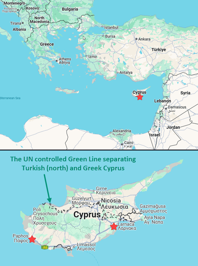 Cyprus map