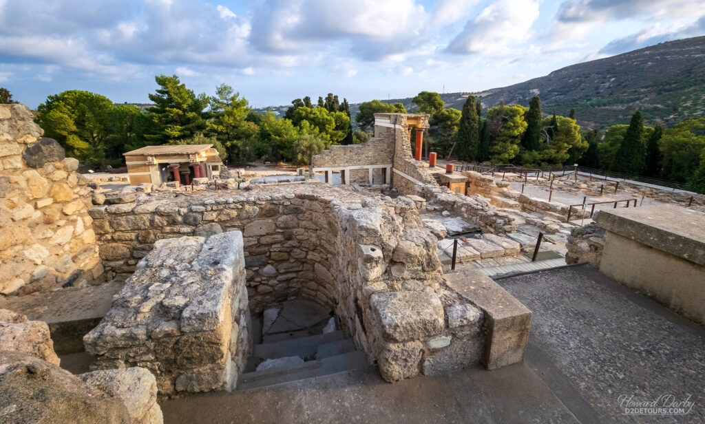 the Palace of Knossos