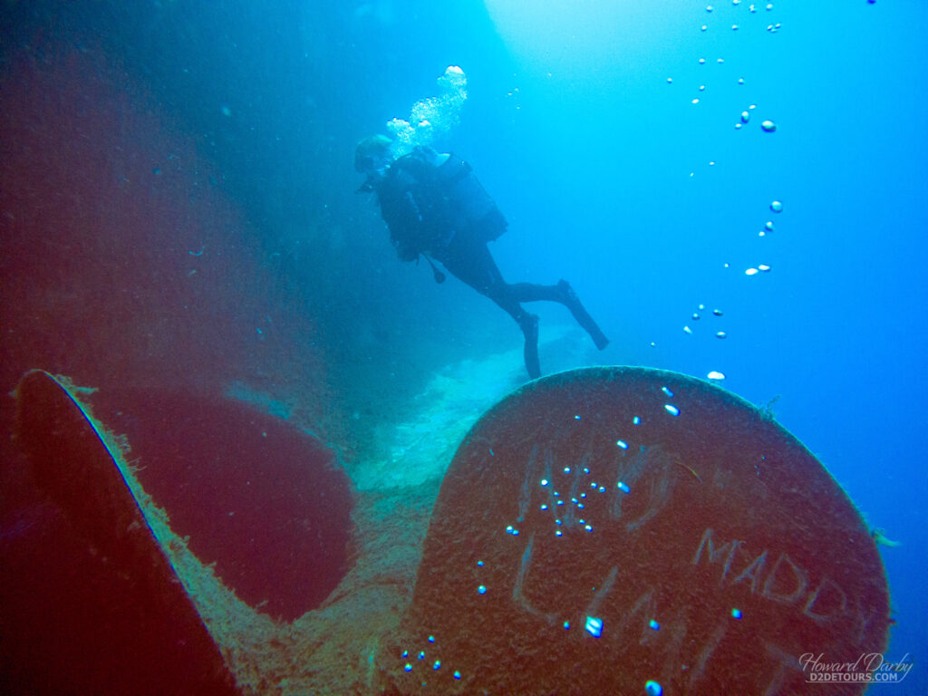 propeller of the Zenobia