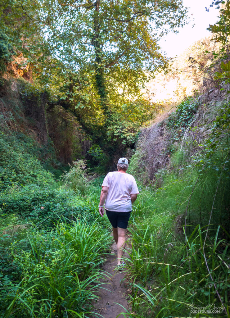 Starting our hike up Mili Gorge