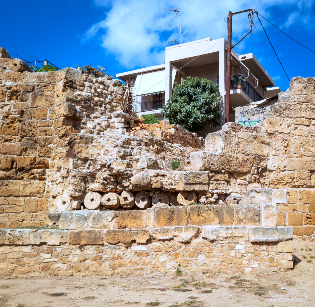 The walls of Chania were built during the Byzantine era 