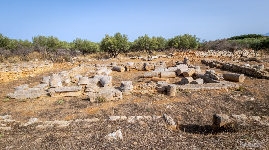 Ruins of a roman villa at Aptera