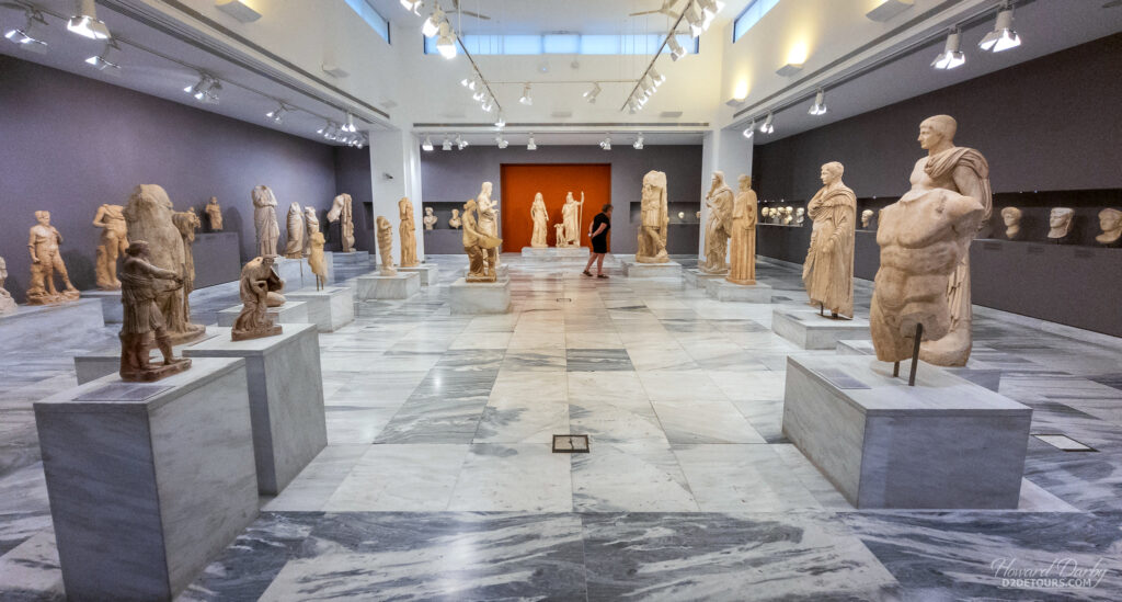 Heraklion Archaeological Museum roman sculptures