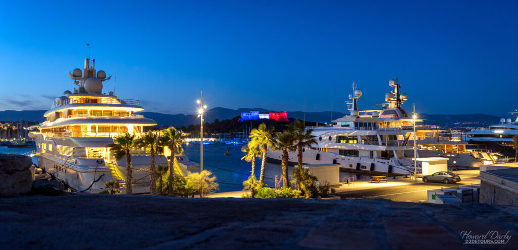 Fort Carré and Antibes port