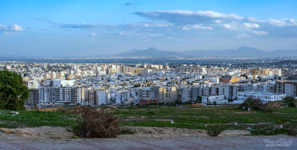 Looking across Tunis