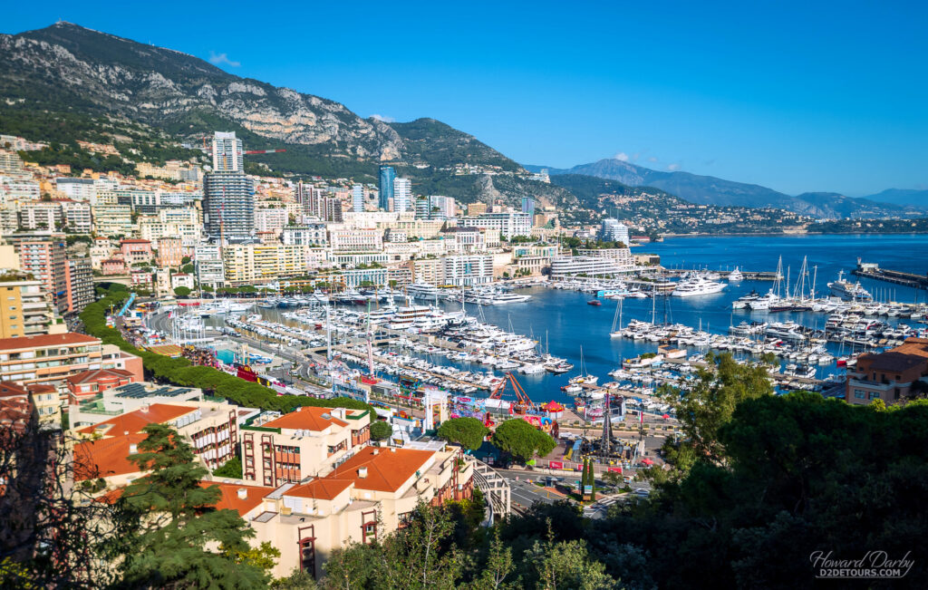 Overlooking Port Hercules Monaco