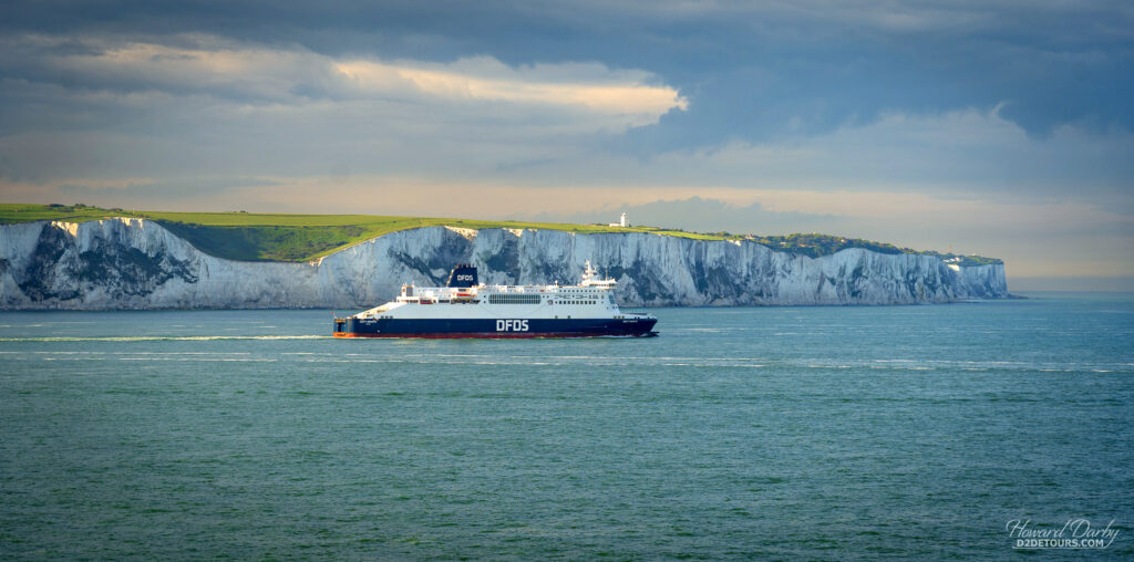 white cliffs of Dover in the UK