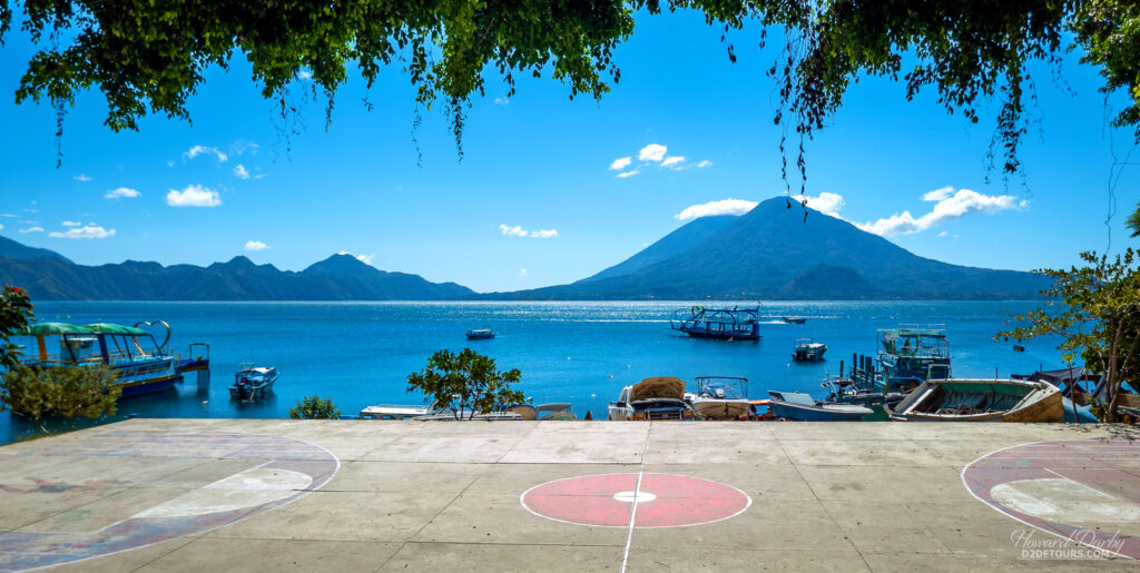 Along the shore of Lake Atitlán in Panajachel