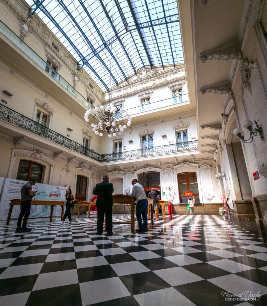 central post office of Santiago next to the Plaza de Armas