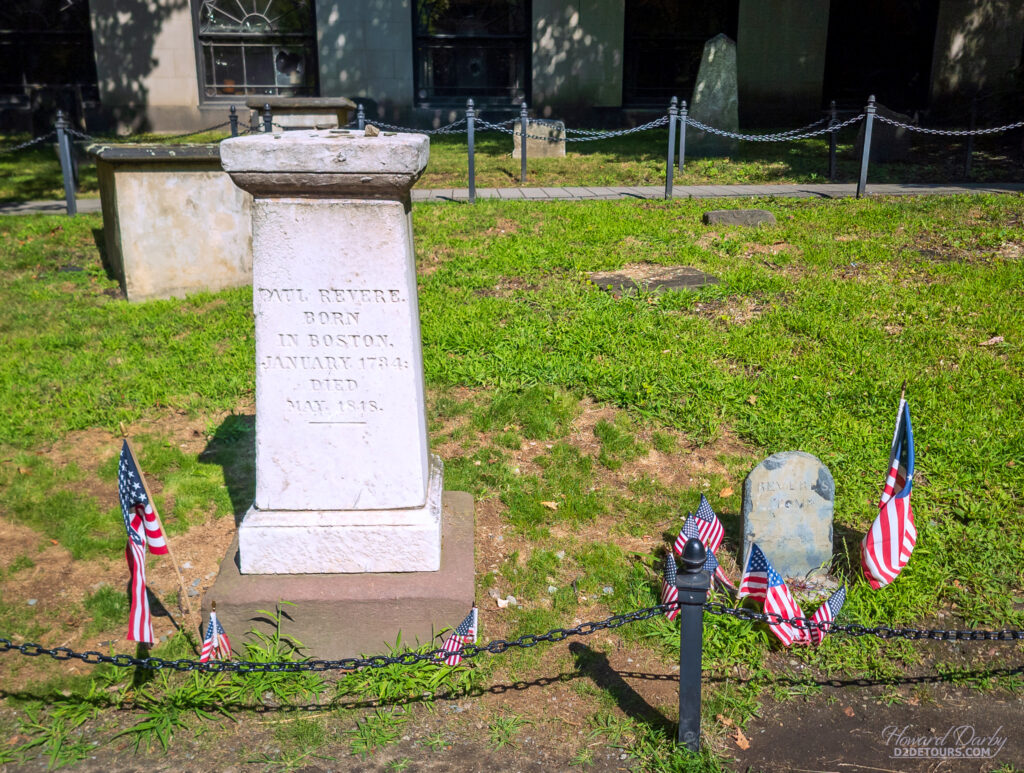 Paul Revere's tomstone